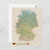 MAP POSTCARDS FILM Deutschland Postkarte (Vorne/Hinten)