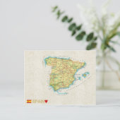 MAP POSTCARDS FILM Spanien Postkarte (Stehend Vorderseite)
