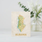 MAP POSTCARDS Filme in Albanien Postkarte (Stehend Vorderseite)