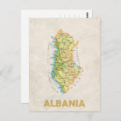 MAP POSTCARDS Filme in Albanien Postkarte (Vorne/Hinten)
