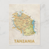 MAP POSTCARDS Filme in Tansania