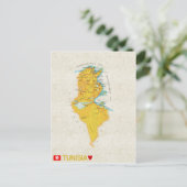 MAP POSTCARDS Filme in Tunesien Postkarte (Stehend Vorderseite)