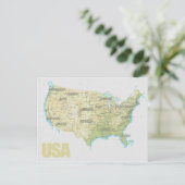 MAP POSTCARDS Filme USA Postkarte (Stehend Vorderseite)
