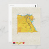 MAP POSTCARDS in Ägypten Postkarte (Vorne/Hinten)