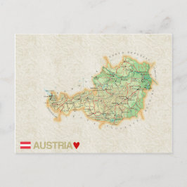 MAP POSTCARDS, in Österreich Postkarte