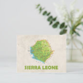 MAP POSTCARDS, in Sierra Leone Postkarte (Stehend Vorderseite)