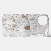 MAP: RESERVIERUNGEN, 1888 Case-Mate iPhone HÜLLE (Rückseite (Horizontal))