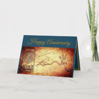 Map & Sphere Blue Jubiläum