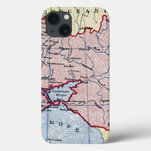 MAP: UKRAINE, c1906 Case-Mate iPhone Hülle (Rückseite)