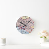 MAP: UKRAINE, c1906 Runde Wanduhr (Zuhause)