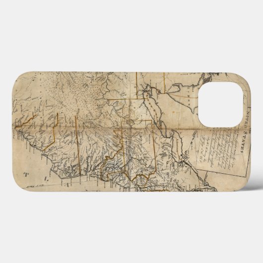 MAP: USA, 1783 Case-Mate iPhone HÜLLE (Rückseite (Horizontal))