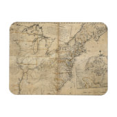 MAP: USA, 1783 MAGNET (Horizontal)
