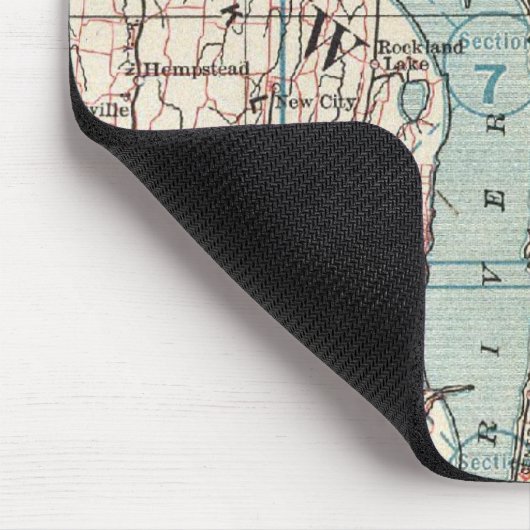 Map Westchester Landkreis, New York Mousepad (Ecke)