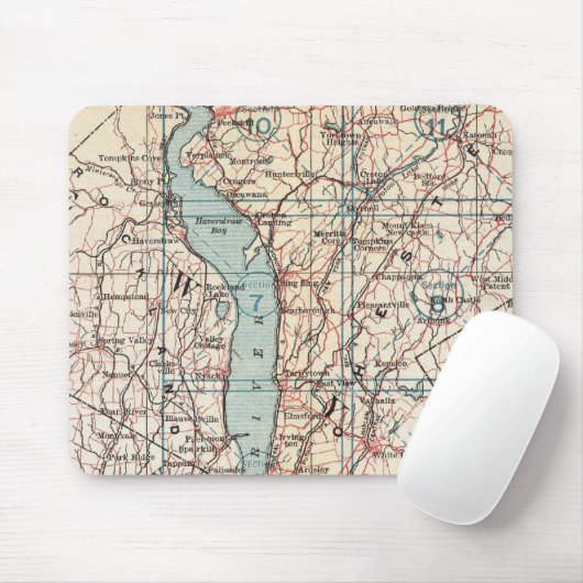Map Westchester Landkreis, New York Mousepad (Mit Mouse)