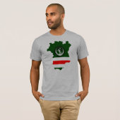 Map+Wolf+Flag T-Shirt (Vorne ganz)