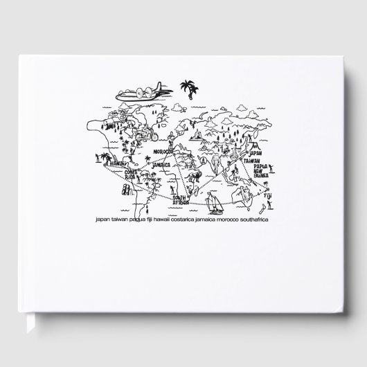 map world adventure world gästebuch (Vorderseite)