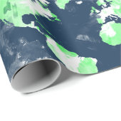 Map Wrapping Papier Geschenkpapier (Rolleneckpunkt)