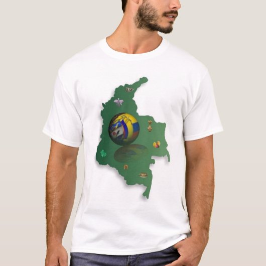 mapa-colombiacolor T-Shirt (Vorderseite)
