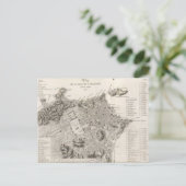 Mapa da cidade do Rio de Janeiro (1820) Postkarte (Stehend Vorderseite)