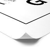 Mapa Da Cidade Guimarães Estilo Linha Clássico Poster (Ecke)