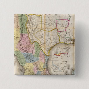 Mapa de los Estados Unidos de Mejico Button