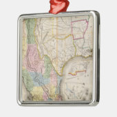 Mapa de los Estados Unidos de Mejico Silbernes Ornament (Links)