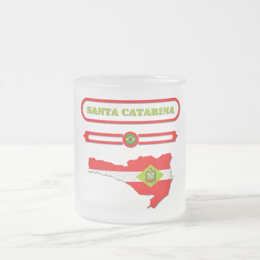 MAPA DE SANTA CATARINA. SAMER BRASIL MATTGLASTASSE (Mittel)