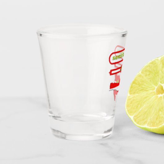 MAPA DE SANTA CATARINA. SAMER BRASIL SCHNAPSGLAS (Links)