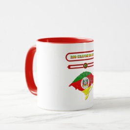 MAPA DO RIO GRANDE DO SUL. SAMER BRASIL TASSE