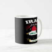 Mapi Irak - Irak Karte Irak Flag Kaffeetasse (VorderseiteRechts)