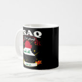 Mapi Irak - Irak Karte Irak Flag Kaffeetasse (Vorderseite Links)