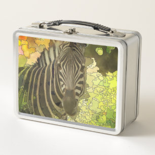 Mapified - Zebra Metall Brotdose