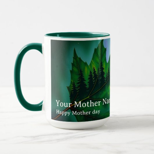 Maple Aurora Canoe River Guidance Tasse (Links)