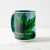Maple Aurora Canoe River Guidance Tasse (Vorderseite Links)