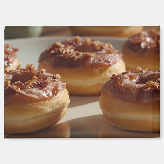 Maple Bacon Donuts Magnet (Vorderseite)