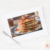 Maple Bacon Pancakes Rechteckiger Aufkleber (Umschlag)