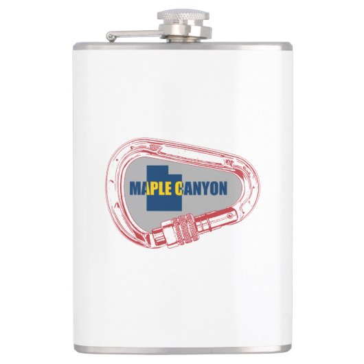 Maple Canyon Klettergarten Flachmann (Vorderseite)