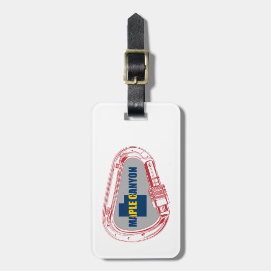 Maple Canyon Klettergarten Gepäckanhänger (Vorderseite vertikal)