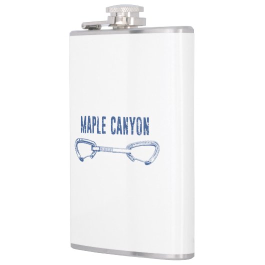 Maple Canyon Klettersteig Schnellziehen Flachmann (Links)