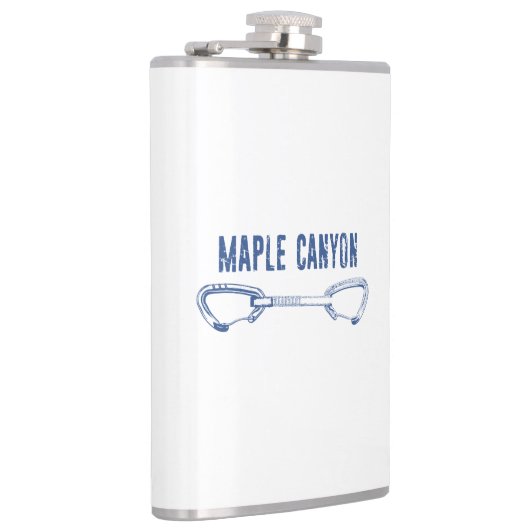 Maple Canyon Klettersteig Schnellziehen Flachmann (Rechts)