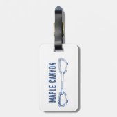 Maple Canyon Klettersteig Schnellziehen Gepäckanhänger (Rückseite vertikal)