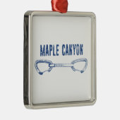 Maple Canyon Klettersteig Schnellziehen Ornament Aus Metall (Rechts)