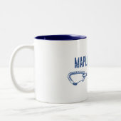 Maple Canyon Klettersteig Schnellziehen Zweifarbige Tasse (Links)