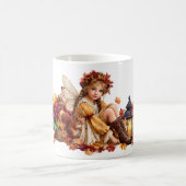 Maple Clan Fee – Begleitende Herbstwaldszene Kaffeetasse (Mittel)