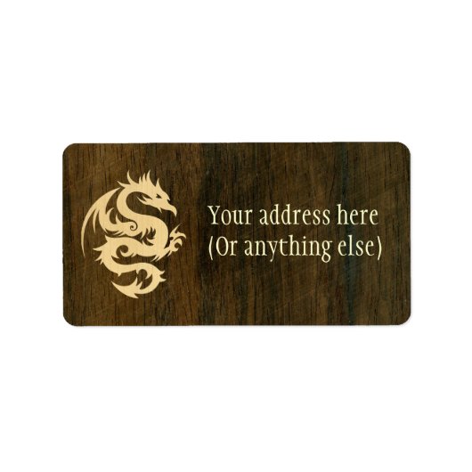 Maple Dragon Adressaufkleber (Vorne)