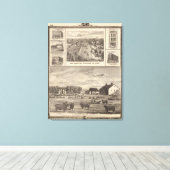 Maple Grove Herd, Cedar Co New Hampton Leinwanddruck (Insitu (Holzboden))