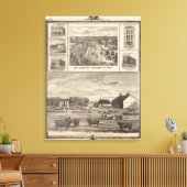 Maple Grove Herd, Cedar Co New Hampton Leinwanddruck (Insitu (Wohnzimmer))