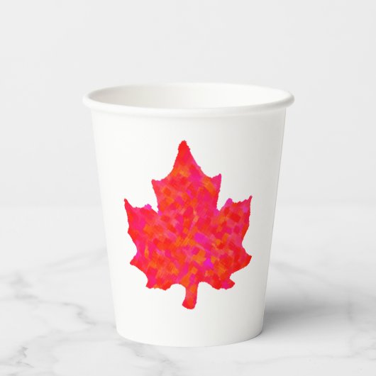 MAPLE LEAF PAPPBECHER (Rückseite)