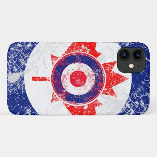 Maple Leaf Roundel Graphic Case-Mate iPhone Hülle (Rückseite (Horizontal))