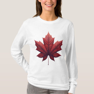Maple Leaf Shirt, Apparel, Fall Clothing T-Shirt